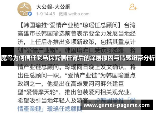 魔鸟为何信任老马探究信任背后的深层原因与情感纽带分析